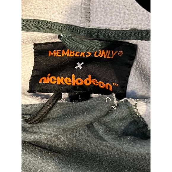 Members Only + Nickeodeon Vintage Hoodie Mens Large - Picture 5 of 5